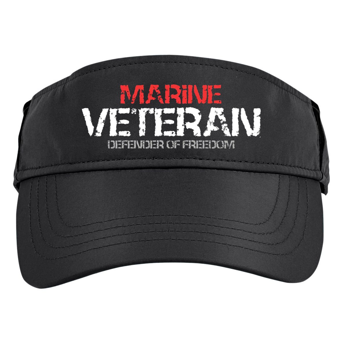 Marine Veteran Defender Of Freedom Adult Drive Performance Visor