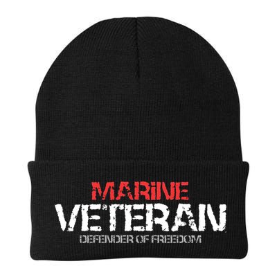 Marine Veteran Defender Of Freedom Beanie