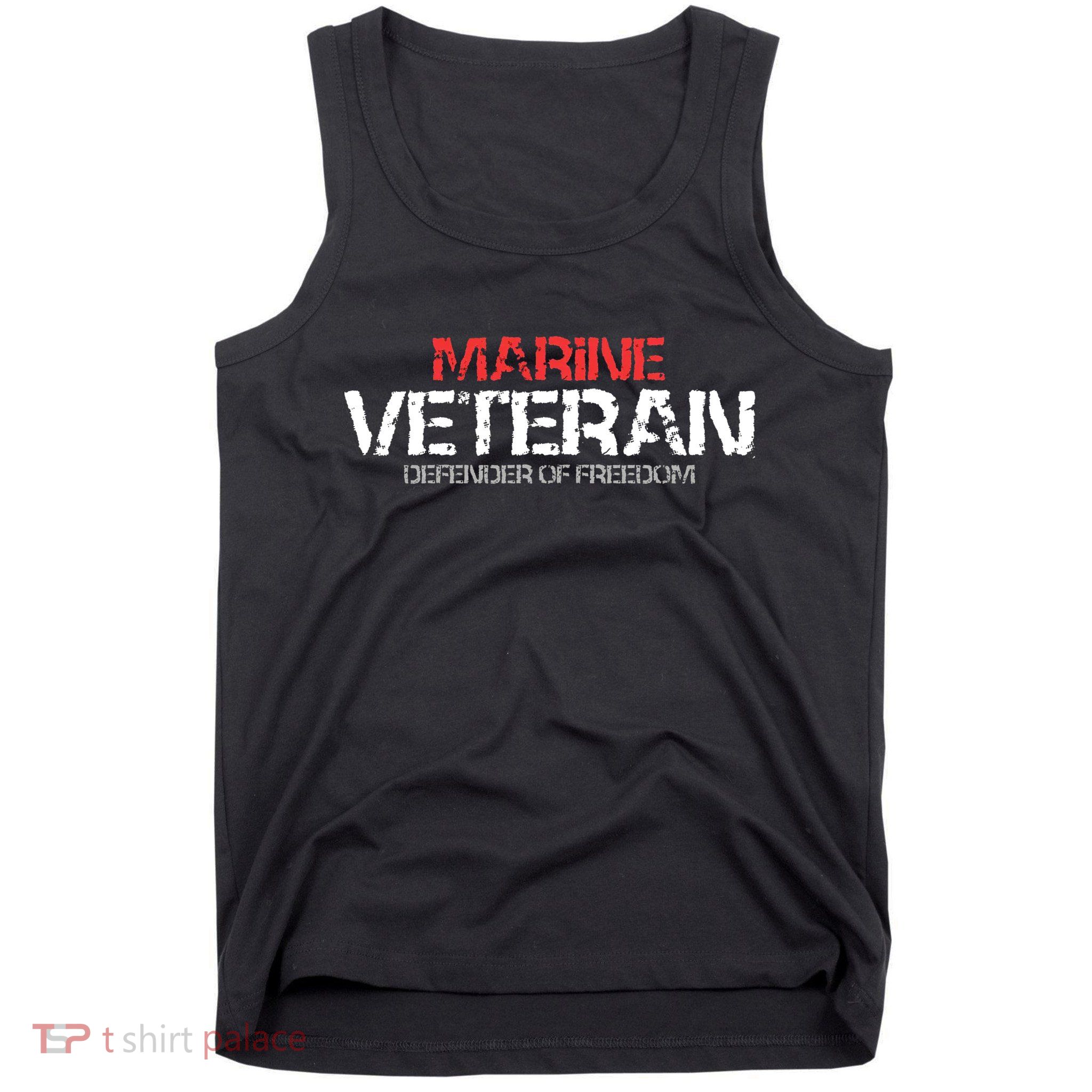 Marine Veteran Defender Of Freedom Tank Top