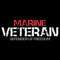 Marine Veteran Defender Of Freedom Cropped Pullover Crew