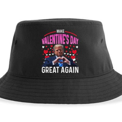 Make Valentine Day Great Again Funny Trump Lovers 2025 Sustainable Bucket Hat