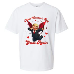 Make Valentine Day Great Again Funny Trump Lovers 2025 Sueded Cloud Jersey T-Shirt