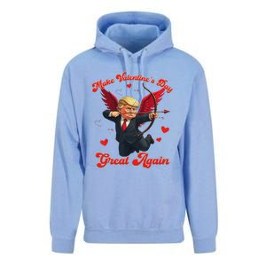 Make Valentine Day Great Again Funny Trump Lovers 2025 Unisex Surf Hoodie