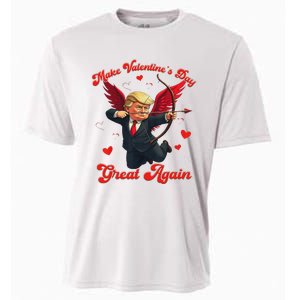 Make Valentine Day Great Again Funny Trump Lovers 2025 Cooling Performance Crew T-Shirt