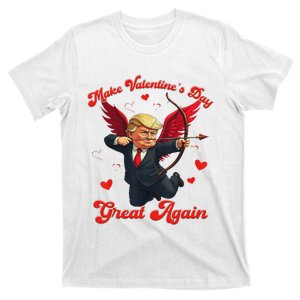 Make Valentine Day Great Again Funny Trump Lovers 2025 T-Shirt