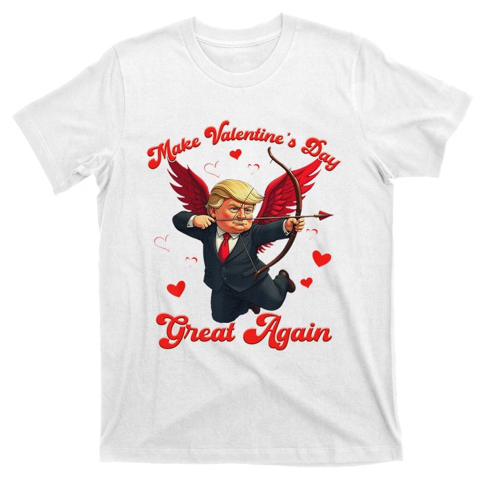 Make Valentine Day Great Again Funny Trump Lovers 2025 T-Shirt