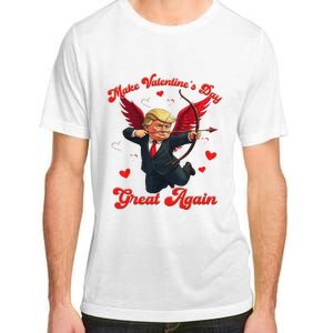 Make Valentine Day Great Again Funny Trump Lovers 2025 Adult ChromaSoft Performance T-Shirt