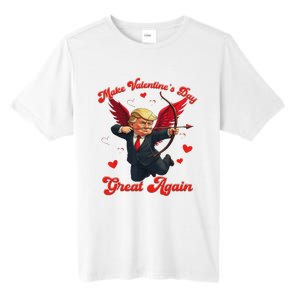 Make Valentine Day Great Again Funny Trump Lovers 2025 Tall Fusion ChromaSoft Performance T-Shirt