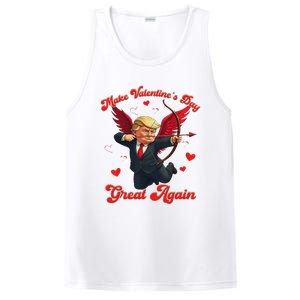 Make Valentine Day Great Again Funny Trump Lovers 2025 PosiCharge Competitor Tank