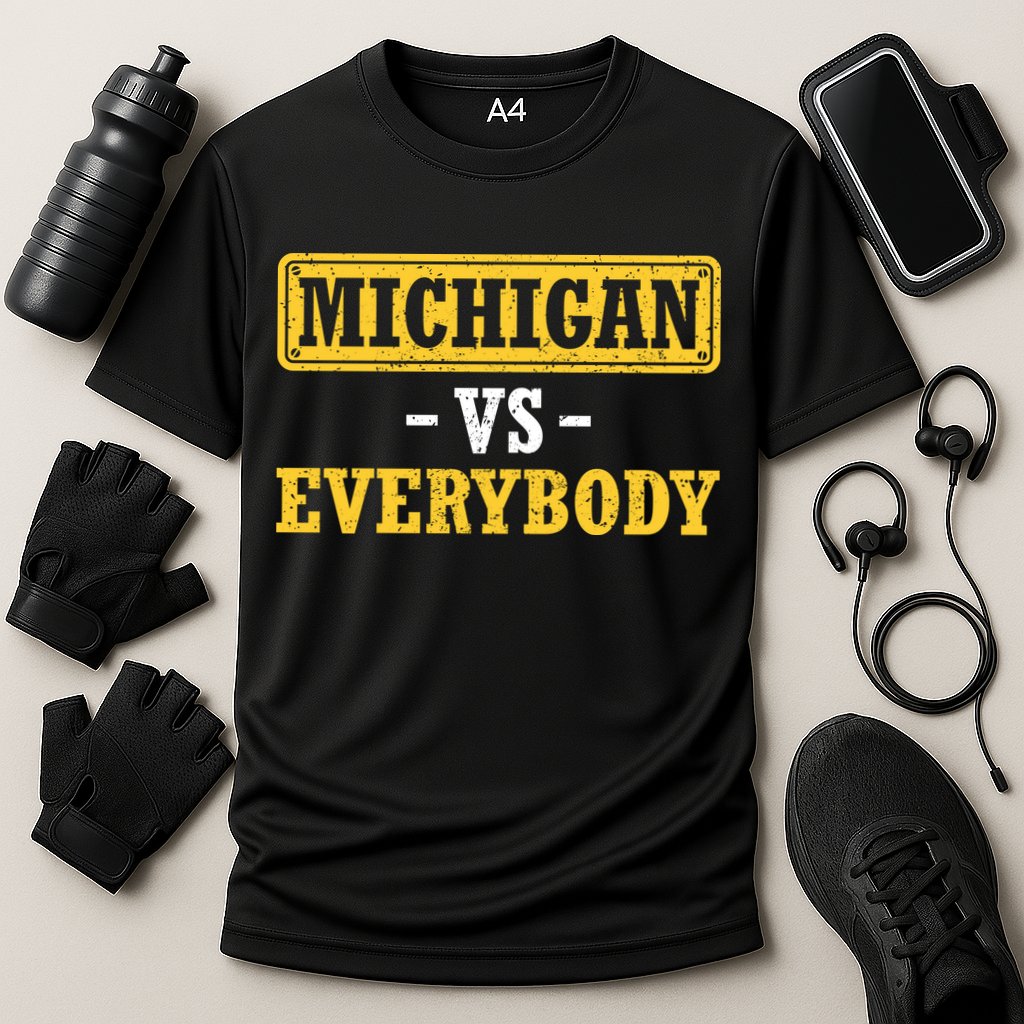 Michigan Vs Everybody Champions Cooling Performance Crew T-Shirt