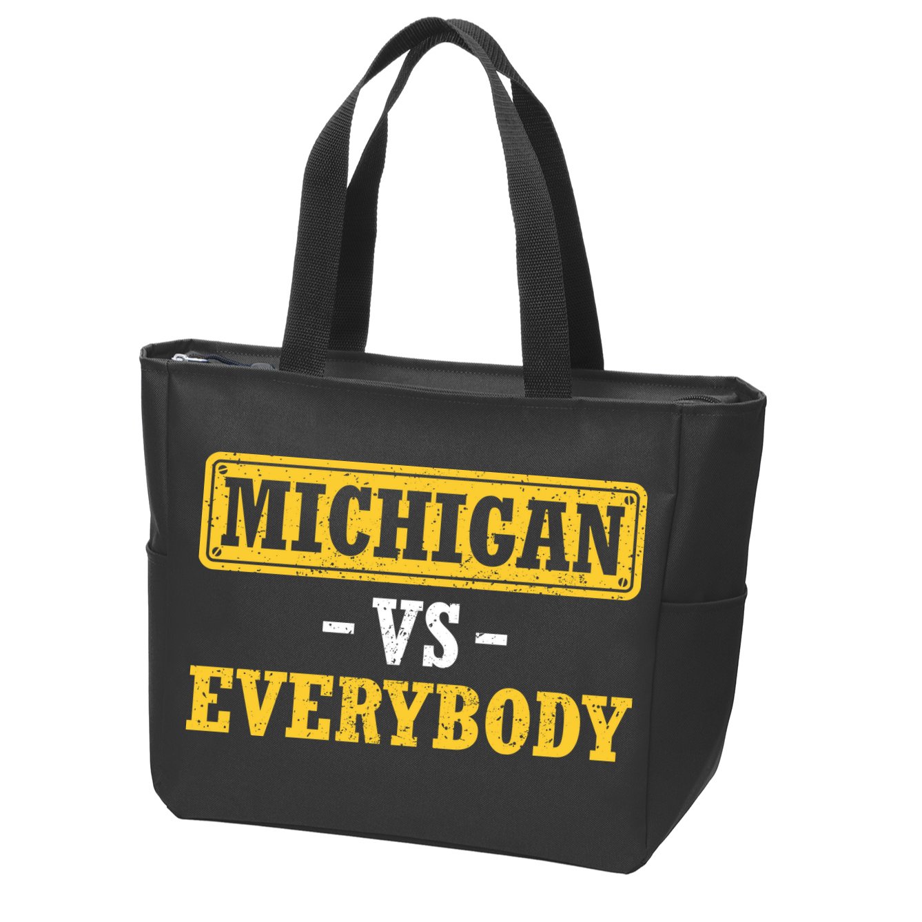 Michigan Vs Everybody Champions Zip Tote Bag