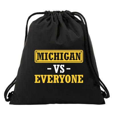 Michigan V Everybody B1g Ten Champs Drawstring Bag