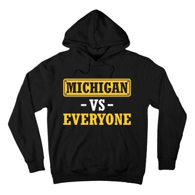 Michigan V Everybody B1g Ten Champs Tall Hoodie