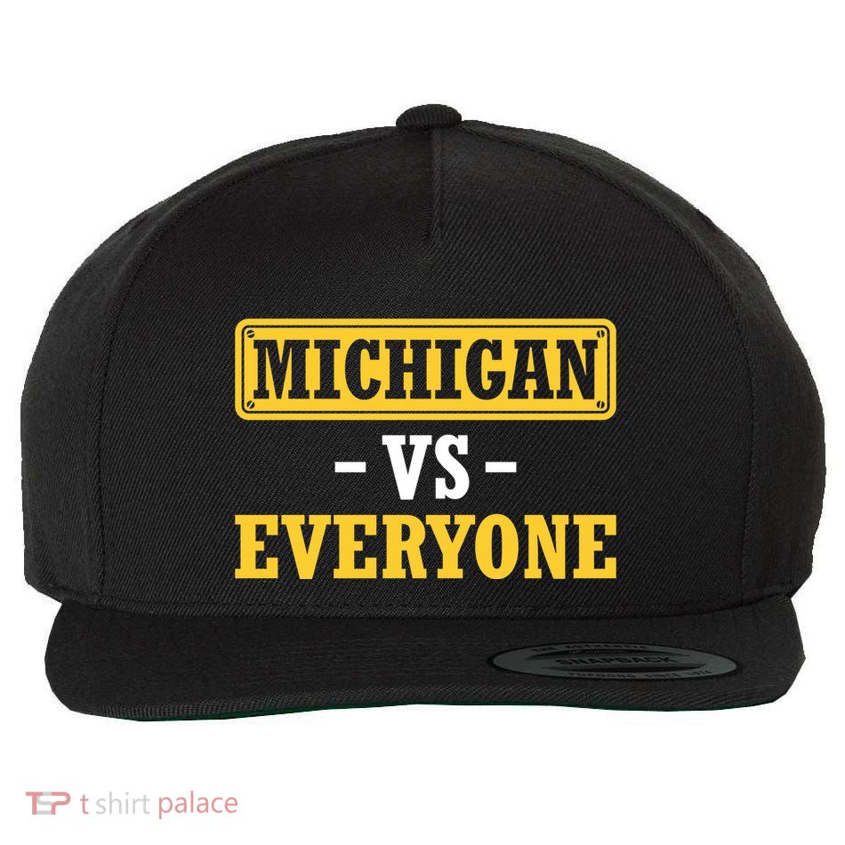 Michigan V Everybody B1g Ten Champs Wool Snapback Cap