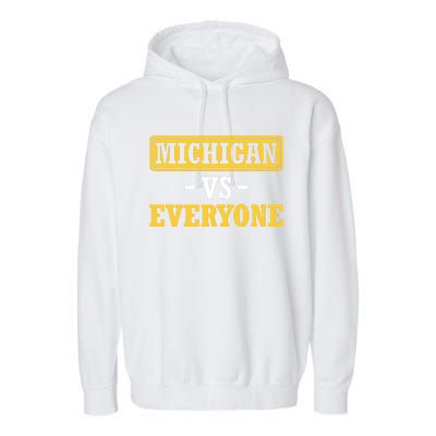 Michigan V Everybody B1g Ten Champs Garment-Dyed Fleece Hoodie