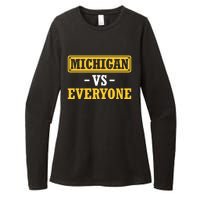 Michigan Vs Everyone Champions Womens CVC Long Sleeve Shirt