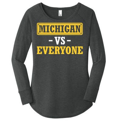 Michigan Vs Everyone Champions Women's Perfect Tri Tunic Long Sleeve Shirt