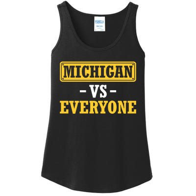 Michigan Vs Everyone Champions Ladies Essential Tank