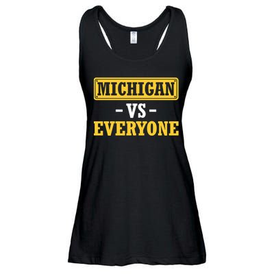 Michigan Vs Everyone Champions Ladies Essential Flowy Tank