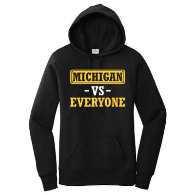 Michigan Vs Everyone Champions Women's Pullover Hoodie