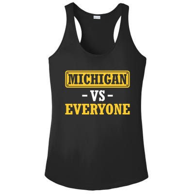 Michigan Vs Everyone Champions Ladies PosiCharge Competitor Racerback Tank