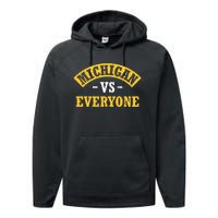 Michigan Vs Everyone Champs Performance Fleece Hoodie