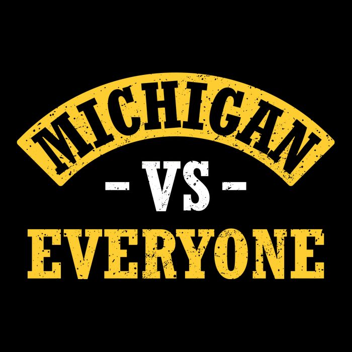Michigan Vs Everyone Champs Cooling Performance Crew T-Shirt