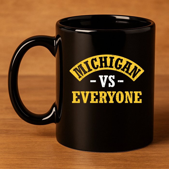 Michigan Vs Everyone Champs 11oz C Handle Ceramic Mug