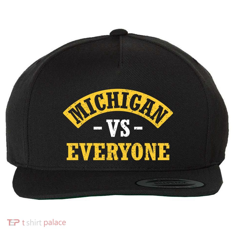 Michigan Vs Everyone Champs Wool Snapback Cap