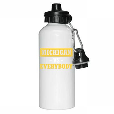 Michigan Versus Everybody Football Aluminum Water Bottle