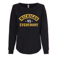 Michigan Verss Everybody Go Blue Womens California Wash Sweatshirt