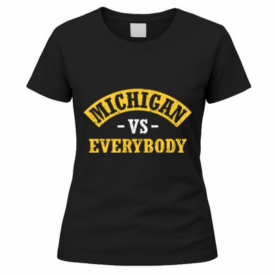 Michigan Verss Everybody Go Blue Women's T-Shirt