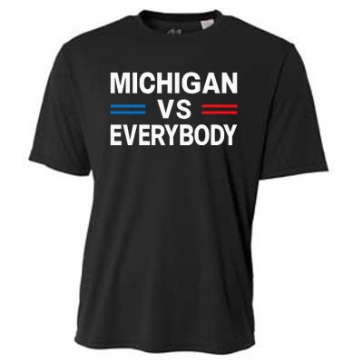 Michigan Vs Everyone Everybody  Cooling Performance Crew T-Shirt