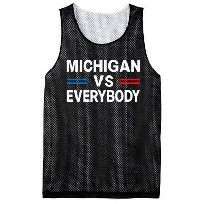 Michigan Vs Everyone Everybody  Mesh Reversible Basketball Jersey Tank