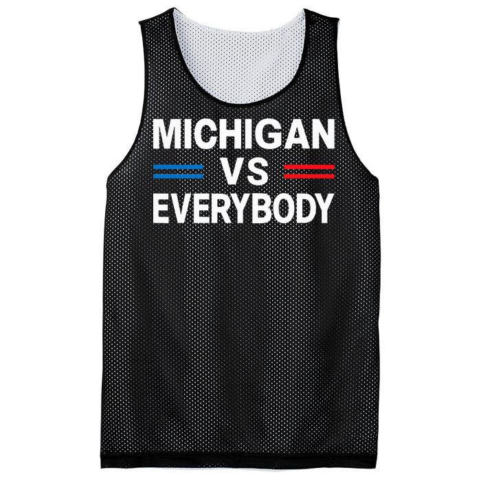 Michigan Vs Everyone Everybody  Mesh Reversible Basketball Jersey Tank