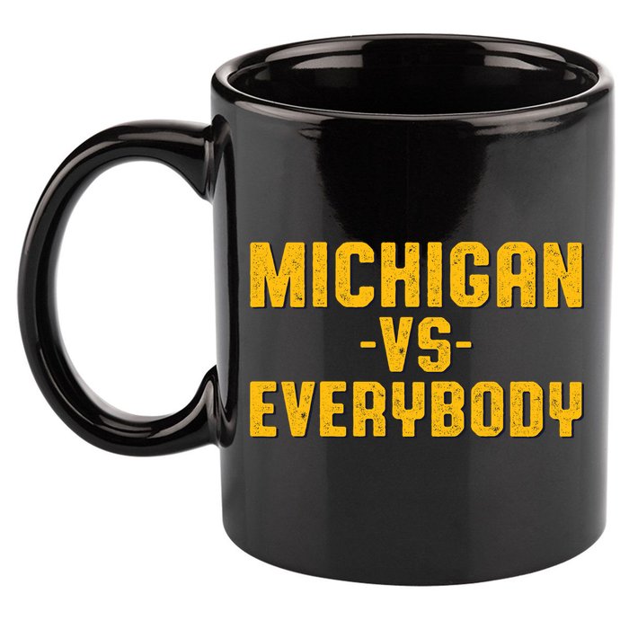 Michigan Vs. Everybody 11oz C Handle Ceramic Mug