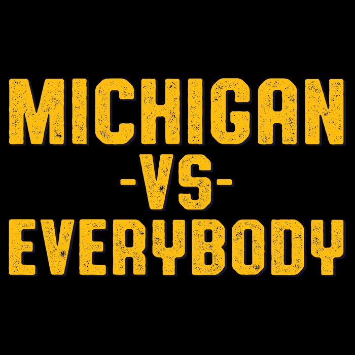 Michigan Vs. Everybody Women's Perfect Tri Rocker Tank