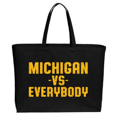 Michigan Vs. Everybody Cotton Canvas Jumbo Tote