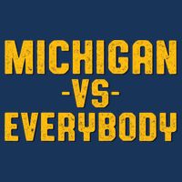 Michigan Vs. Everybody Cooling Performance Crew T-Shirt