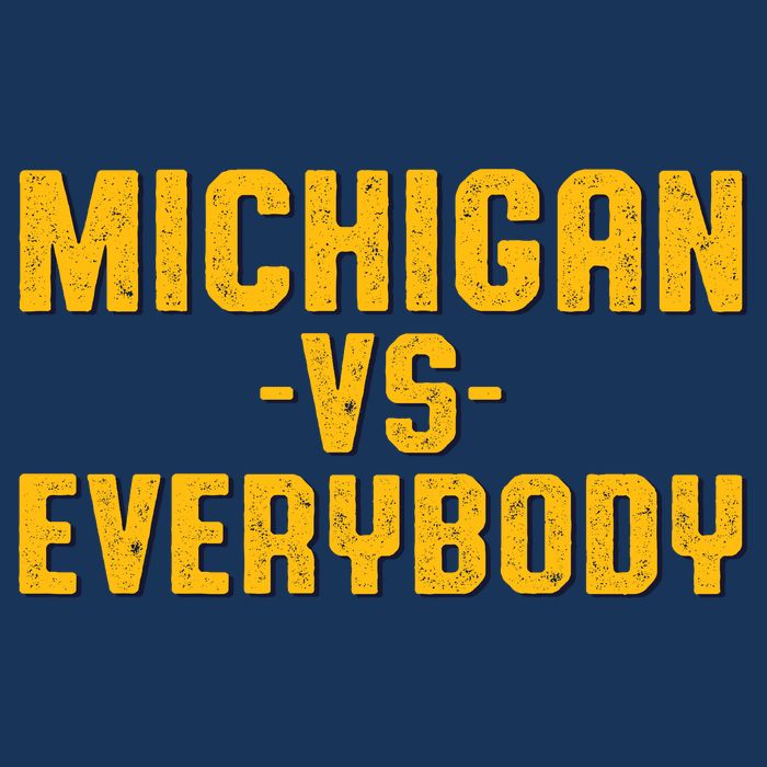 Michigan Vs. Everybody Cooling Performance Crew T-Shirt