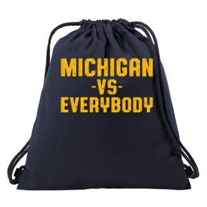 Michigan Vs. Everybody Drawstring Bag