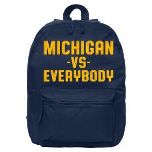 Michigan Vs. Everybody 16 in Basic Backpack