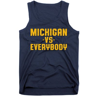 Michigan Vs. Everybody Tank Top
