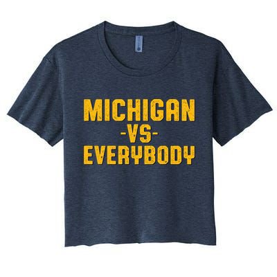 Michigan Vs. Everybody Crop Top