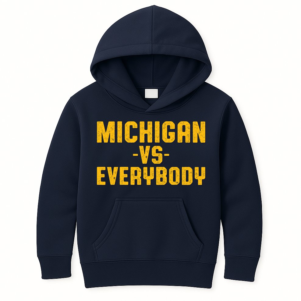 Michigan Vs. Everybody Kids Hoodie