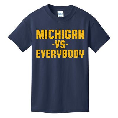 Michigan Vs. Everybody Kids T-Shirt