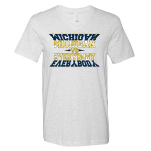 Michigan Versus Everybody Sports College Football Fan V-Neck T-Shirt