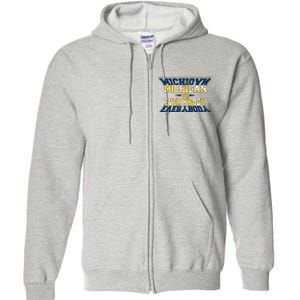 Michigan Versus Everybody Sports College Football Fan Full Zip Hoodie