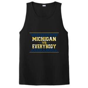 Michigan Versus Everybody Sports College Football Fan PosiCharge Competitor Tank