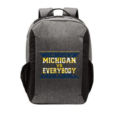 Michigan Versus Everybody Sports College Football Fan Vector Backpack